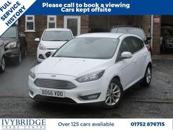 White Used 2016 Ford Focus Titanium Hatchback | £3,995 (Fair price)