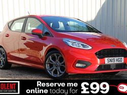 Red Used 2019 Ford Fiesta ST-Line Hatchback | £6,990 (Fair price)