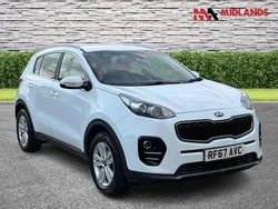 White Used 2018 Kia Sportage 2 SUV | £8,900 (Good price)