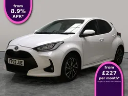 White Used 2022 Toyota Yaris Hybrid Design Hatchback | £16,365 (Good price)