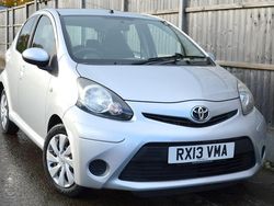 Silver Used 2013 Toyota Aygo Hatchback | £3,249 (Good price)