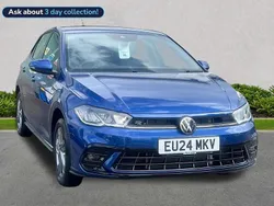 Blue New 2024 VW Polo R-line Hatchback | £21,610 (Fair price)