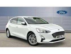 White Used 2019 Ford Focus Titanium Hatchback | £9,858 (Fair price)