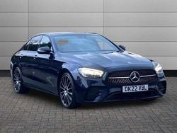 Blue Used 2022 Mercedes E200 AMG line Sedan | £33,490 (A bit pricey)