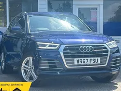 Blue Used 2017 Audi Q5 S-Line SUV | £16,125 (Fair price)