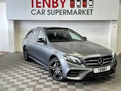 Grey Used 2018 Mercedes E350 AMG Line Premium Estate | £18,795 (Good price)