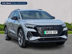 Grey Used 2025 Audi Q4 e-tron Black Edition SUV | £43,933 (Expensive)