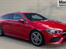 Red Used 2019 Mercedes CLA200 AMG Line Premium Estate | £19,264