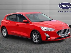 Red Used 2018 Ford Focus Zetec Hatchback | £10,757 (Fair price)