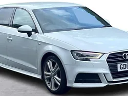 White Used 2019 Audi A3 Sportback S-Line Hatchback | £15,395 (Good price)