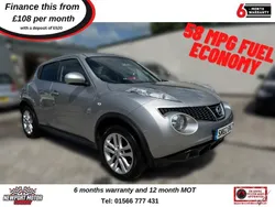 Silver Used 2012 Nissan Juke Acenta SUV | £4,995 (A bit pricey)