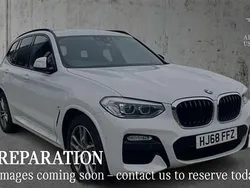White Used 2018 BMW X3 M Sport SUV | £24,999 (Fair price)
