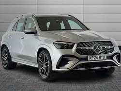 High tech silver Used 2024 Mercedes GLE450 AMG AMG line Estate | £63,995 (Fair price)