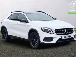 White Used 2018 Mercedes GLA220 AMG line SUV | £17,199 (Fair price)
