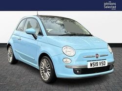 Blue Used 2019 Fiat 500 Lounge Hatchback | £6,150 (Good price)