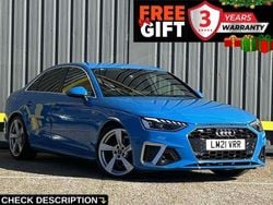 Blue Used 2021 Audi A4 S-Line Sedan | £18,603 (Good price)