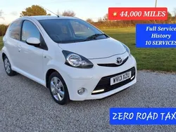 White Used 2013 Toyota Aygo Hatchback | £5,495 (A bit pricey)