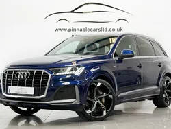 Blue Used 2022 Audi Q7 S-Line SUV | £43,490 (Fair price)