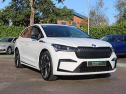 White New 2025 Skoda Enyaq iV SportlinePlus SUV | £35,495 (Fair price)