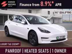 White Used 2023 Tesla Model 3 Long Range RWD Sedan | £23,445 (Fair price)