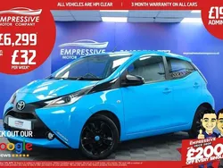 Blue Used 2016 Toyota Aygo X-cite Hatchback | £6,298 (A bit pricey)