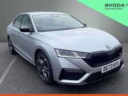 Brilliant silver metallic Used 2023 Skoda Octavia vRS Hatchback | £25,495 (A bit pricey)