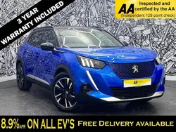 Blue Used 2020 Peugeot e-2008 GT-line SUV | £12,495 (Fair price)