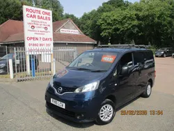 Blue Used 2016 Nissan NV200 Tekna Van | £7,995