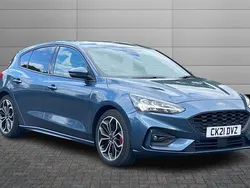 Chrome blue Used 2021 Ford Focus ST-Line X Hatchback | £18,295 (Fair price)