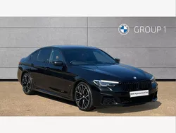 Black Used 2022 BMW 520 M Sport Sedan | £27,363 (Fair price)