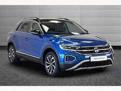 Ravenna blue with black roof Used 2022 VW T-Roc Style SUV | £20,690 (Fair price)