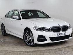 White Used 2021 BMW 330e M Sport Sedan | £23,975 (Fair price)