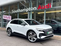 White Used 2024 Audi Q4 e-tron Black Edition SUV | £44,490