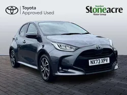 Grey Used 2023 Toyota Yaris Hybrid Design Hatchback | £18,500 (Fair price)