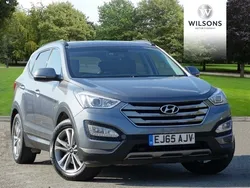 Silver Used 2015 Hyundai Santa Fe Premium SUV | £7,695 (Fair price)