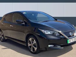 Black Used 2020 Nissan Leaf Tekna Hatchback | £10,987 (Fair price)