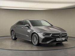Mountain grey Used 2023 Mercedes CLA200 AMG line Coupe | £25,500 (Super price)