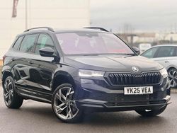 Black Used 2025 Skoda Karoq SportLine SUV | £26,640 (Fair price)