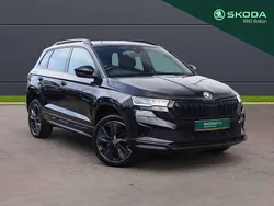Black magic pearl effect Used 2022 Skoda Karoq SportLine SUV | £20,995 (Fair price)