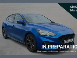 Blue Used 2019 Ford Focus ST-Line Hatchback | £9,684 (Fair price)