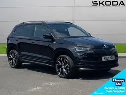 Black Used 2021 Skoda Karoq SportLine SUV | £21,211 (Fair price)
