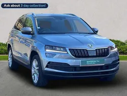 Business grey metallic Used 2021 Skoda Karoq SE L SUV | £20,050 (Fair price)