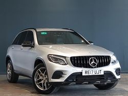 Silver Used 2017 Mercedes GLC220 AMG Line Premium SUV | £18,698 (Fair price)