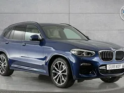 Blue Used 2018 BMW X3 M Sport SUV | £20,950 (Fair price)
