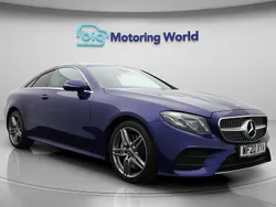 Blue Used 2020 Mercedes E300 AMG Line Premium Coupe | £19,100 (Fair price)