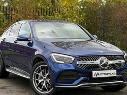 Blue Used 2019 Mercedes GLC300 AMG line Coupe | £24,995 (Fair price)