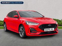 Red New 2025 Ford Focus ST-Line X Hatchback | £24,350 (Fair price)