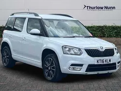 White Used 2016 Skoda Yeti SE L SUV | £10,700 (Fair price)