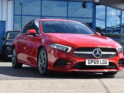 Red Used 2019 Mercedes A180 AMG line Hatchback | £16,500 (Fair price)