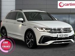 White Used 2021 VW Tiguan R-line SUV | £22,500 (Fair price)